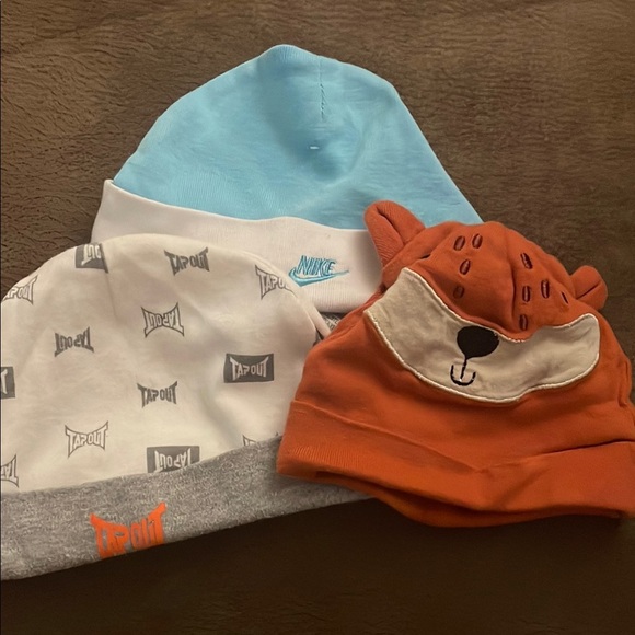Baby Hats Nike Tapout Gerber size 0-6 months - Picture 1 of 11